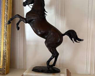 Bronze sculpture - “Dance with the Wind” by Judy Norquist (size 18“ x 14“)