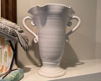 large two handled ceramic vase