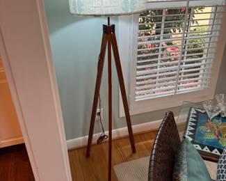 wooden tripod floor