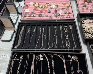 necklaces and rings