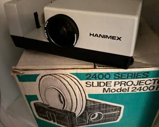 vintage slide projector 