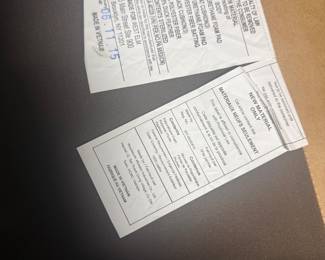 Contemporary Camel Leather Three-Seater Sofa with Tapered Legs - $600