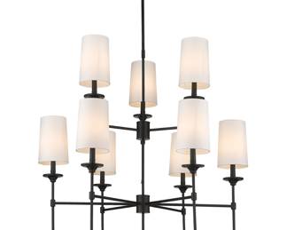 New Unopened! Z-Lite 3033-9MB 9-Light Chandelier, New in Original Box Copy Listing Print Label - Asking $300