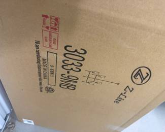 New Unopened! Z-Lite 3033-9MB 9-Light Chandelier, New in Original Box Copy Listing Print Label - Asking $300