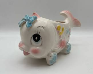 Vintage Napco C7769 Baby Fish Planter