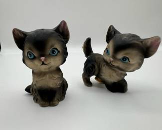 Vintage Japanese Kitten Salt Pepper Shakers