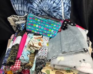 Miscellaneous Fabric Remnants Yardage