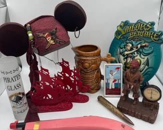 Disneys Pirates of The Caribbean Pirate Themed Decor