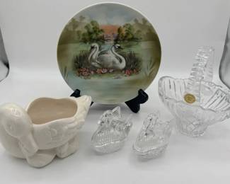 Avon Princess House Swan Decor