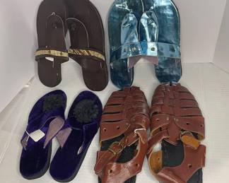 African Marketplace Womens 75 Flip flops And Mens Loafers