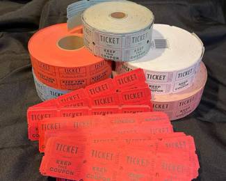 Double Stub Raffle Tickets