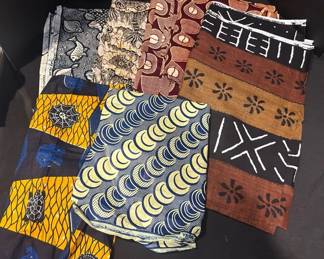 West African Fabric Remnants From The Gambia And Senegal