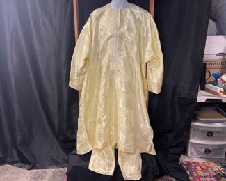 Yellow Mens Shirt And Pants