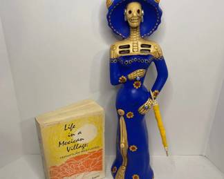 Day Of The Dead Female Novica Mexico Sculpture With Life In A Mexican Village By Oscar Lewis