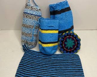 Pouches Made From Recycled Bags In The Gambia