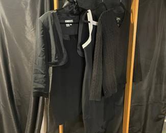 Ralph Lauren Black Knit Sweater with Two Dresses