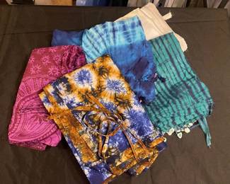 5 Waist Wraps with Beads and Shells