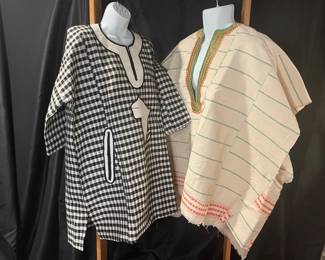 Two Sturdy Embroidered Mens Shirts