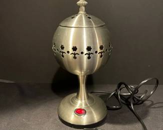 Arabic Electric Metal Incense Burner With Adapter