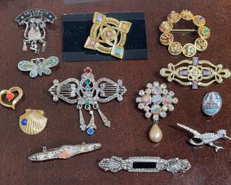 Assorted Brooches