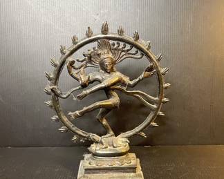 Antique Indian Bronze Shiva Nataraja Statue