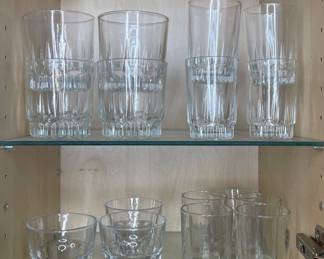 Cut Glass Tumblers and Highball Glasses