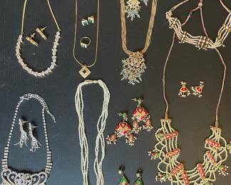 Indian Traditional Jewelry Collection  Kundan, Pearls, and Enamel