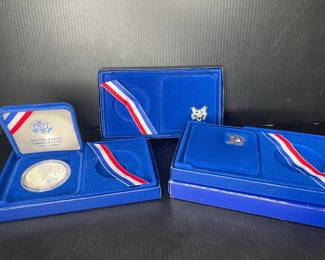 Statue of Liberty Ellis Island Silver Dollars