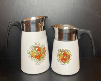 Corning Ware Le Cafe Spice of Life Percolators