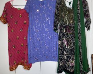 Embellished Indian Tunics and Dupatta Set