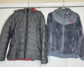 The North Face Down Jacket and Fleece Jacket