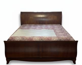 Cherry King Sleigh Bed 
