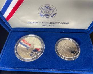 S Statue of Liberty Coin Silver Proof Set second image