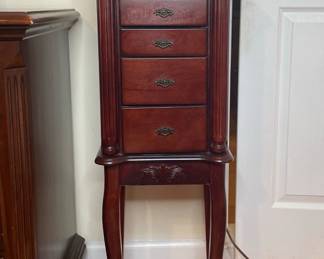 Powell Cherry Jewelry Armoire