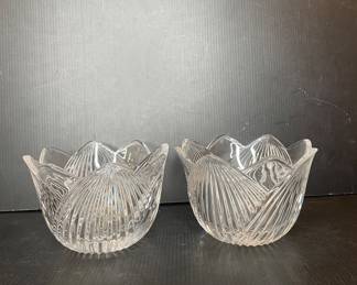 Crystal Tulip Bowls