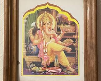Framed Ganesha Print