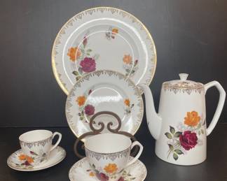 Alfred Meakin Rose Duet Dinnerware Vtg 