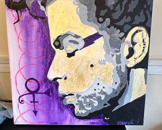 Prince Symbol Portrait Painting