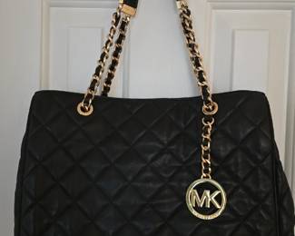 Michael Kors Vintage Black Leather Purse