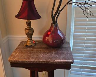 Eastlake Victorian Marble side Table
