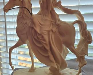 Limited Addition Lady on a Horse by Giuseppe Armani/Florence