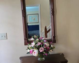 East Lake Victorian Bespoke Entry Table & Mirror