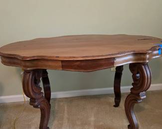 Antique French table with some damage-priced to sell!