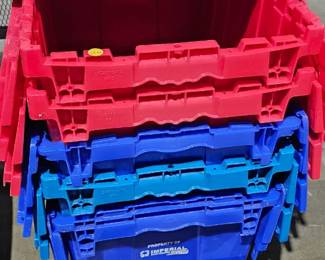 PLASTIC TOTE LOT