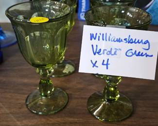 WILLIAMSBURG VERDE GREEN GLASSES