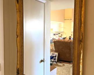 Large Gold Framed Mirror