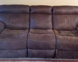 Brown Reclining Couch