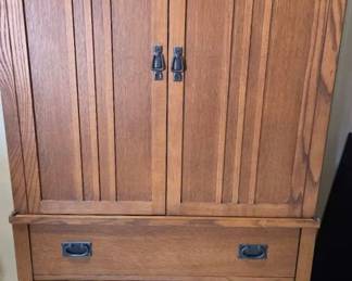 Beautiful Mission Style Armoire