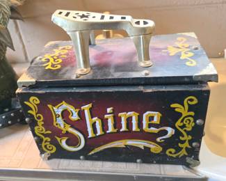 Antique Shoe Shine Box