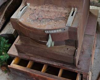 Antique cash register